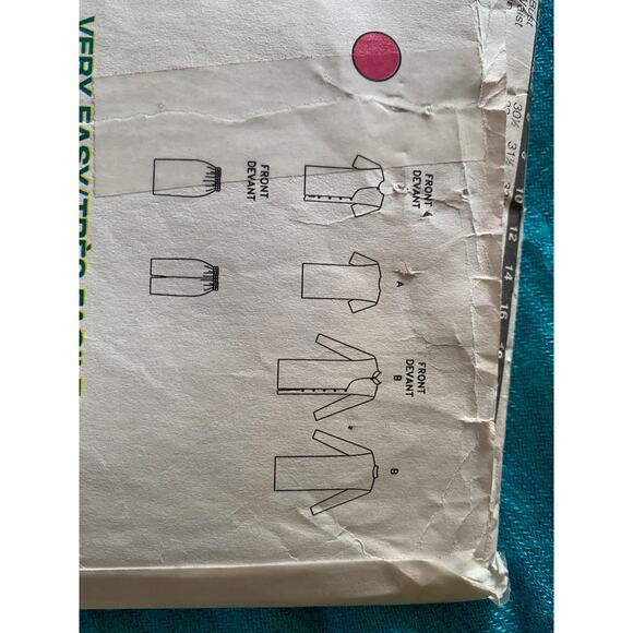 Vogue sewing pattern 9062 tunic dress skirt Size 14 16 18 - Picture 6 of 6